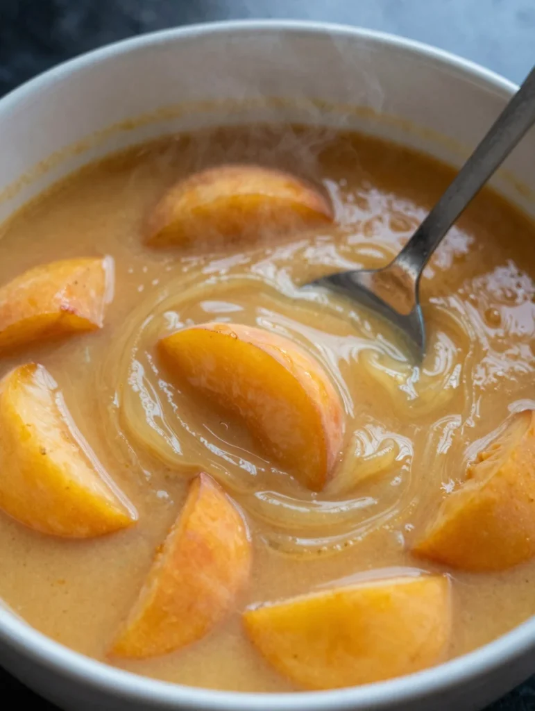 Chilled Peach Soup