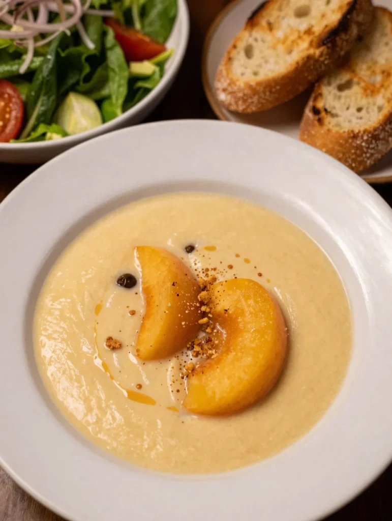 Chilled Peach Soup