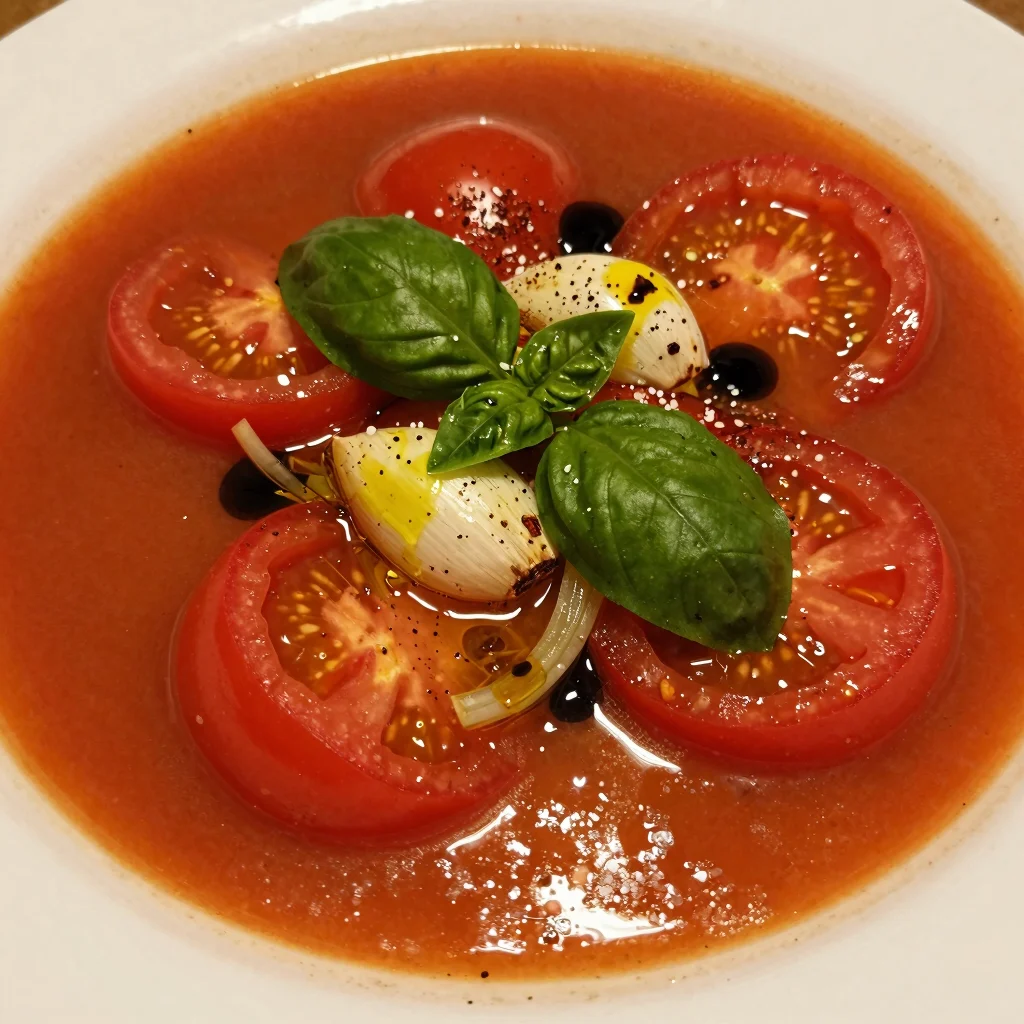 Chilled Roasted Tomato Soup