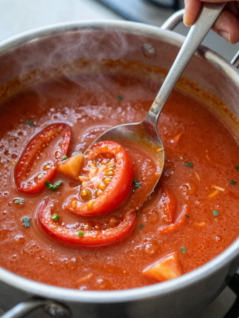 Chilled Roasted Tomato Soup
