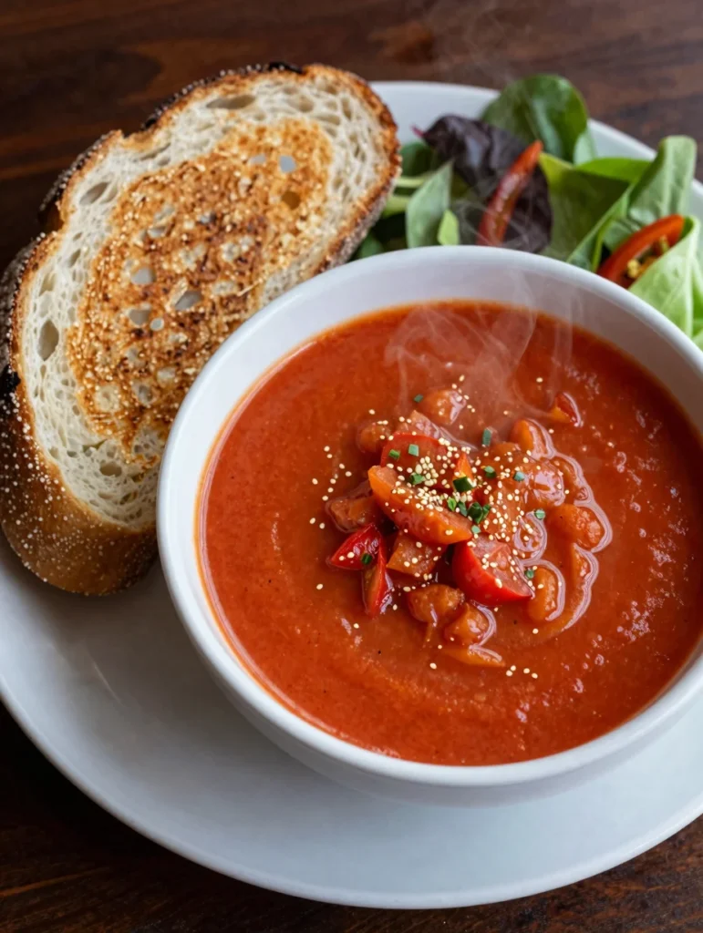 Chilled Roasted Tomato Soup