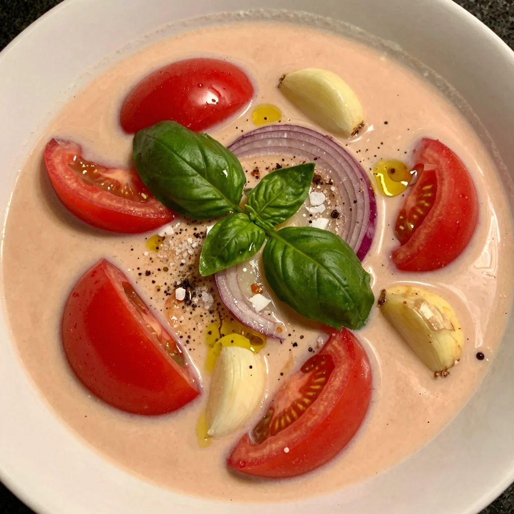Chilled Tomato Coconut Soup