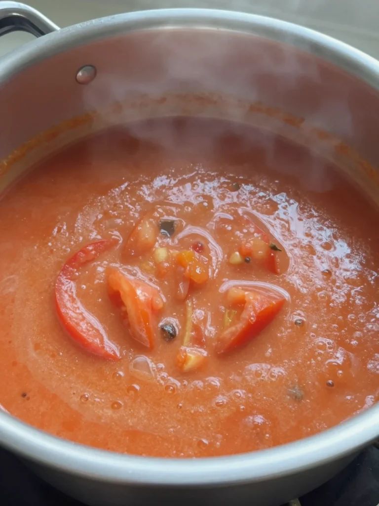 Chilled Tomato Coconut Soup