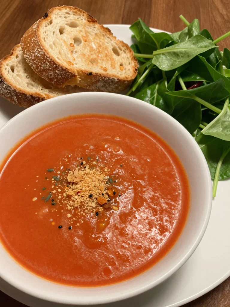 Chilled Tomato Coconut Soup