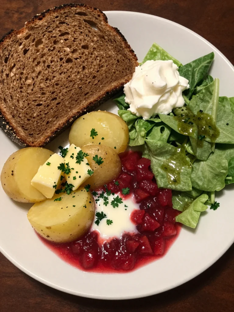 Cold Borscht with Sour Cream