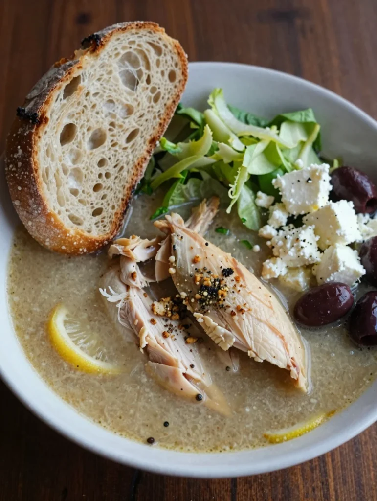 Cold Lemon Chicken Soup