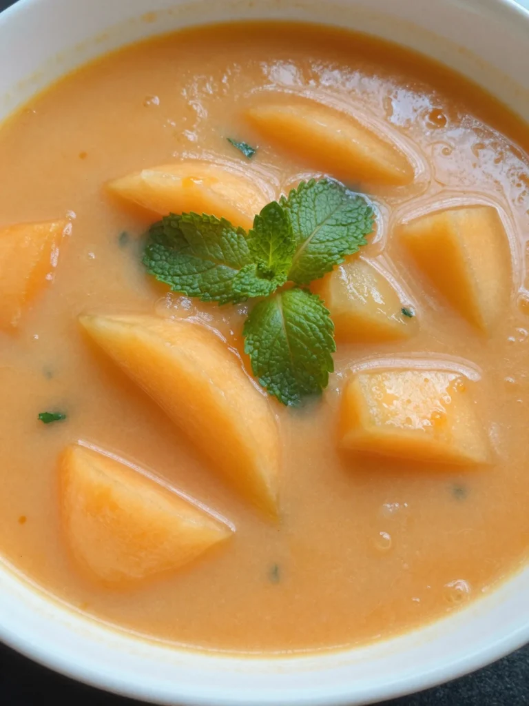 Cold Melon Soup