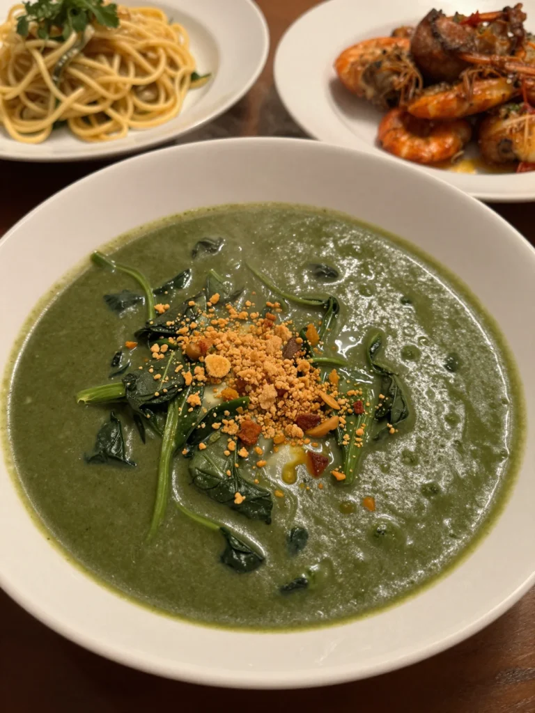 Cold Spinach Herb Soup