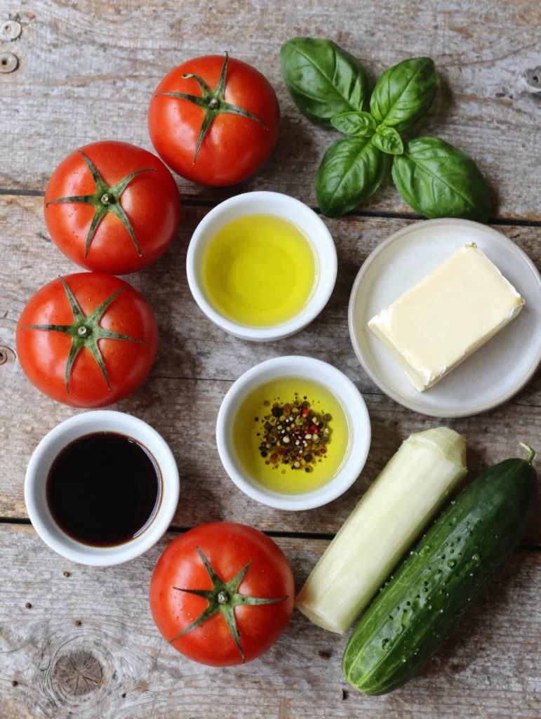 Cold Tomato Basil Soup