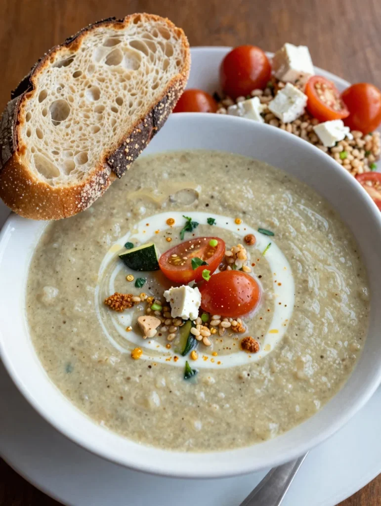 Cold Zucchini Herb Soup