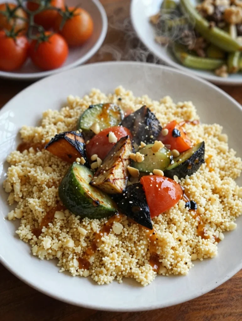 Couscous and Grilled Veggie Salad