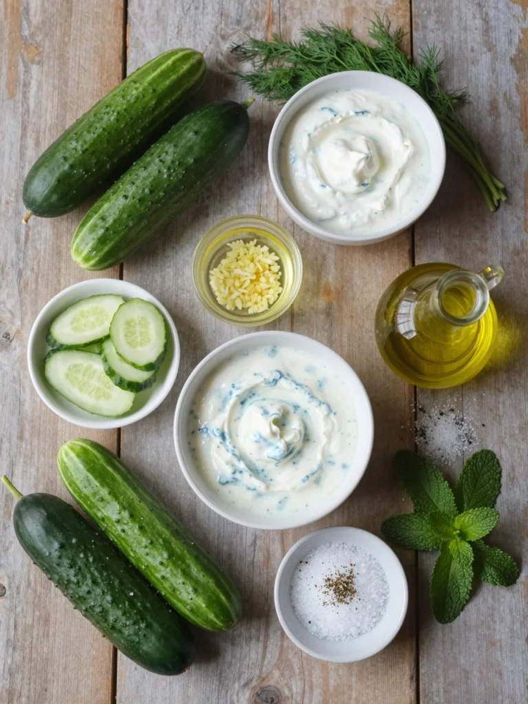 Cucumber and Yogurt Tzatziki Soup