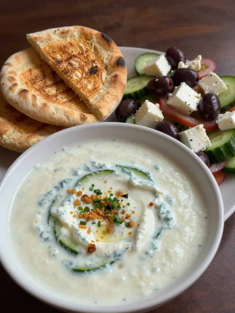 Cucumber and Yogurt Tzatziki Soup