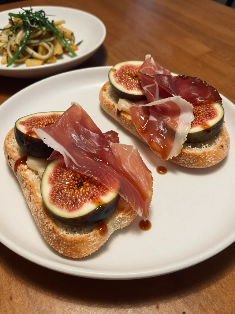 Fig and Prosciutto Flatbread