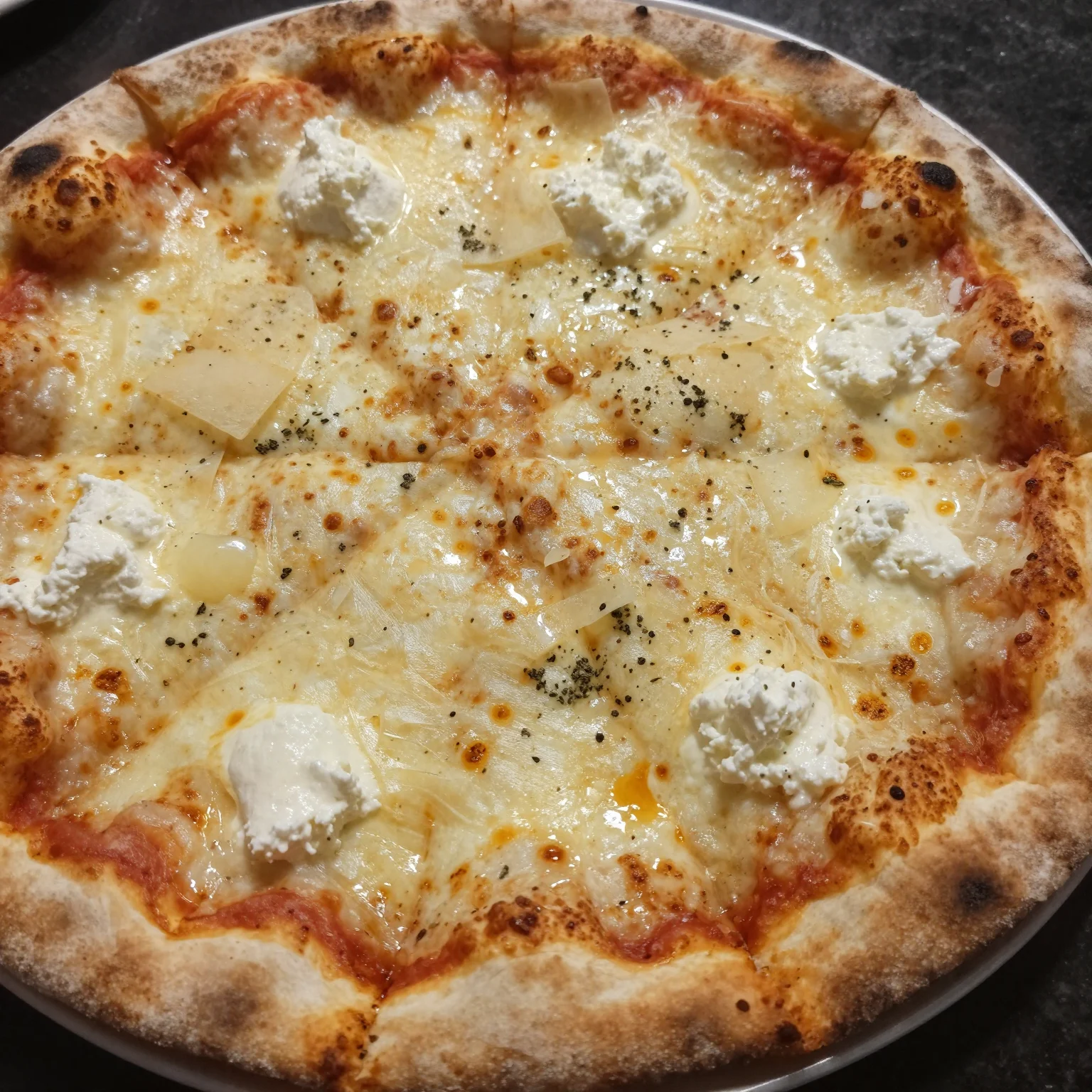 Four Cheese Summer Pizza