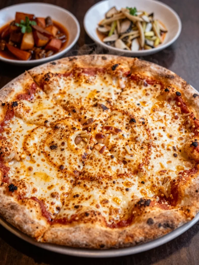 Four Cheese Summer Pizza