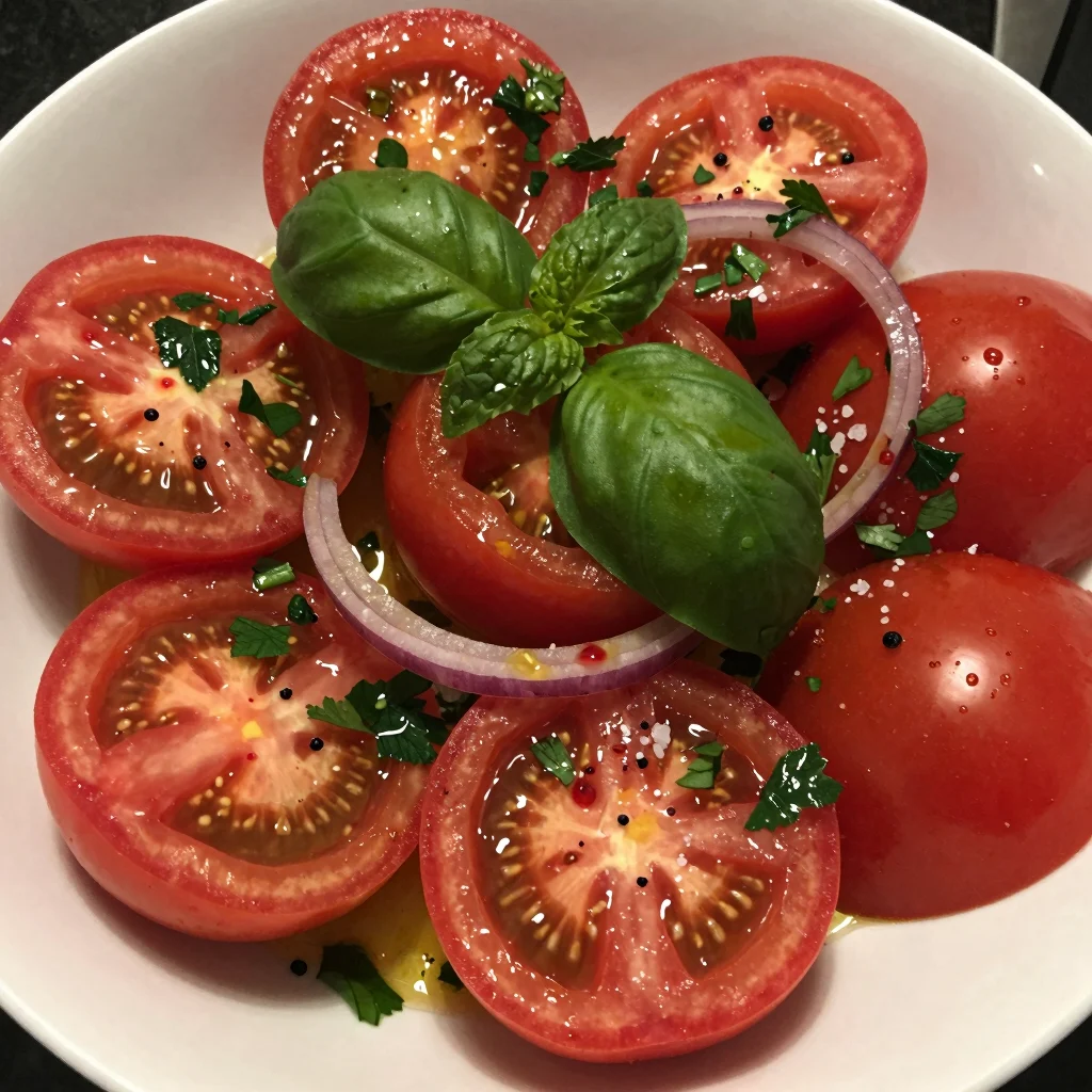 Fresh Herb and Tomato Salad