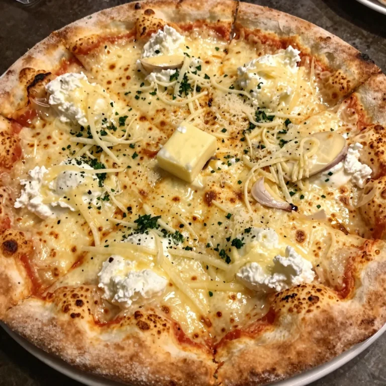 Garlic Butter White Pizza