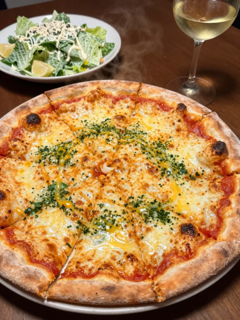 Garlic Butter White Pizza