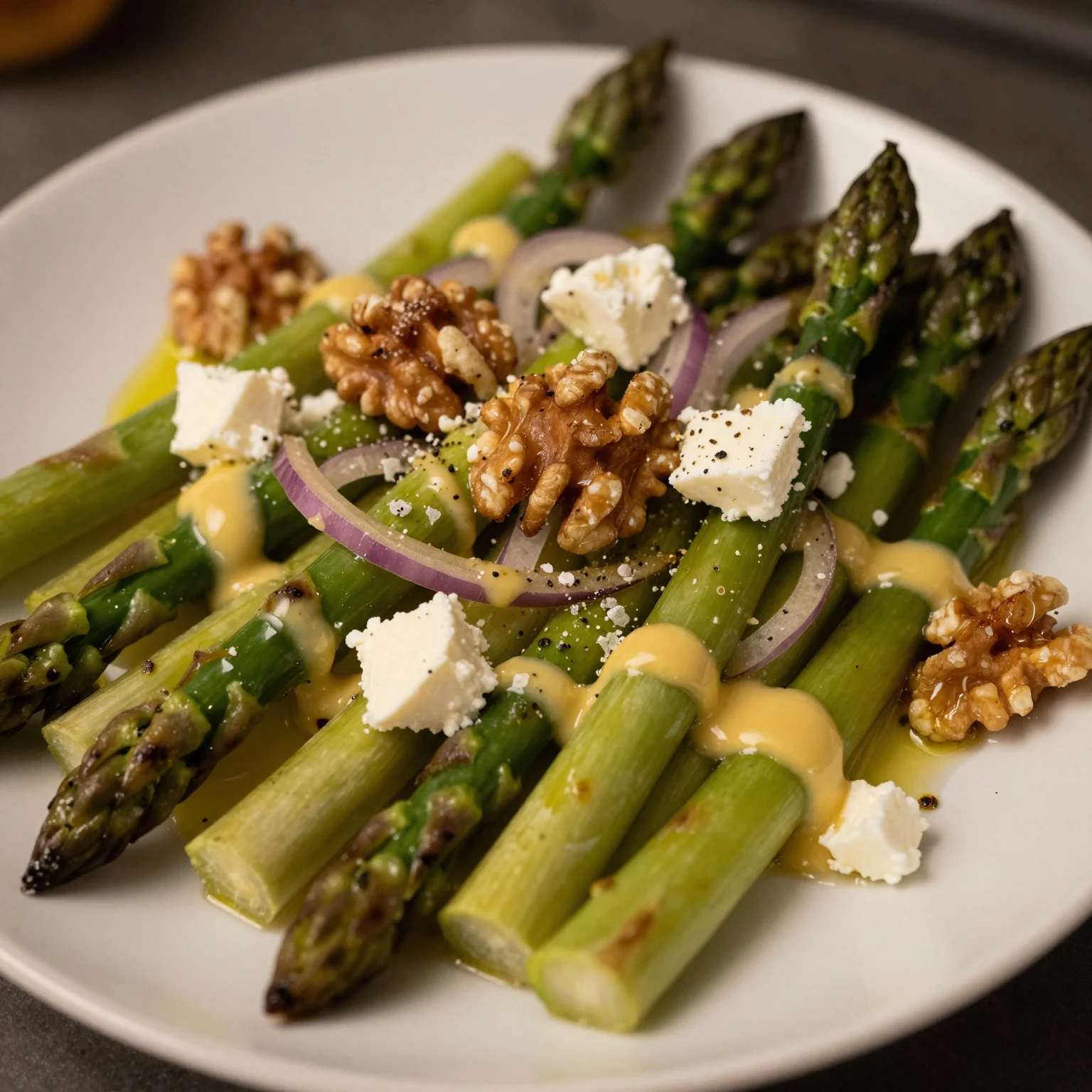 Grilled Asparagus Salad