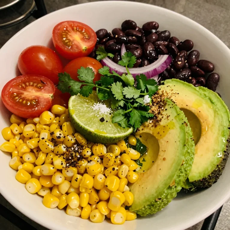 Grilled Corn and Avocado Bowl