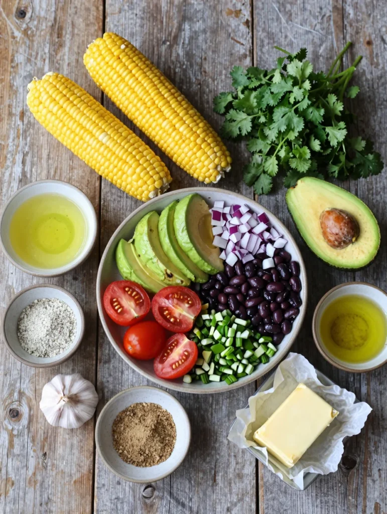 Grilled Corn and Avocado Bowl