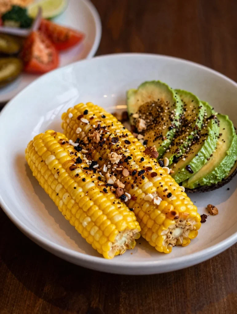 Grilled Corn and Avocado Bowl