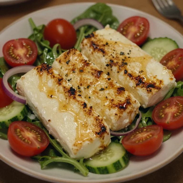 Grilled Halloumi Salad
