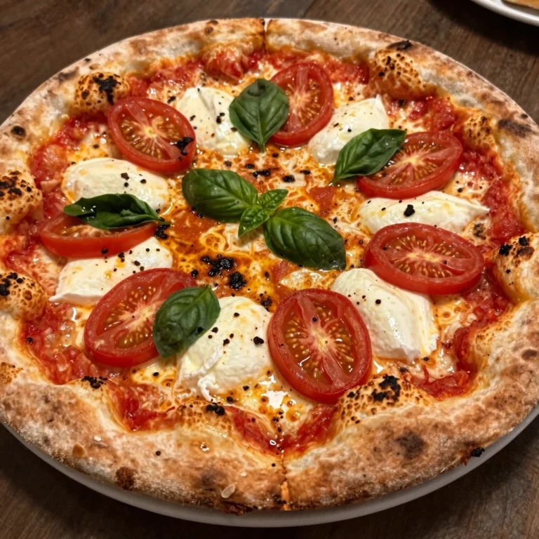 Grilled Margherita Pizza