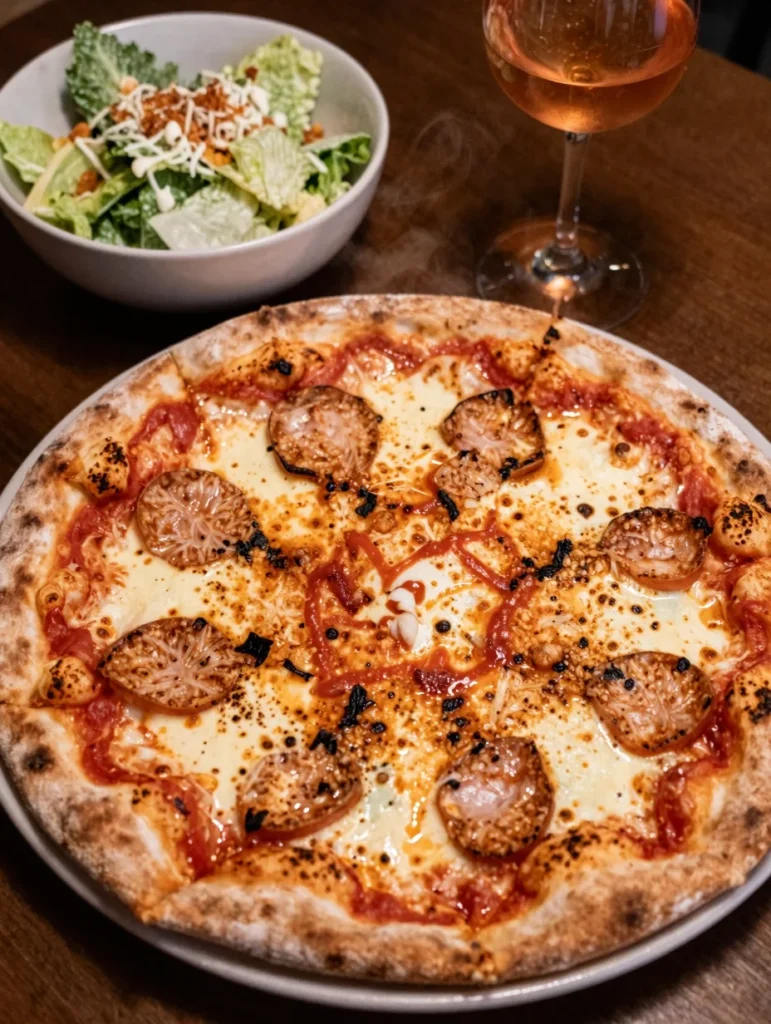 Grilled Margherita Pizza