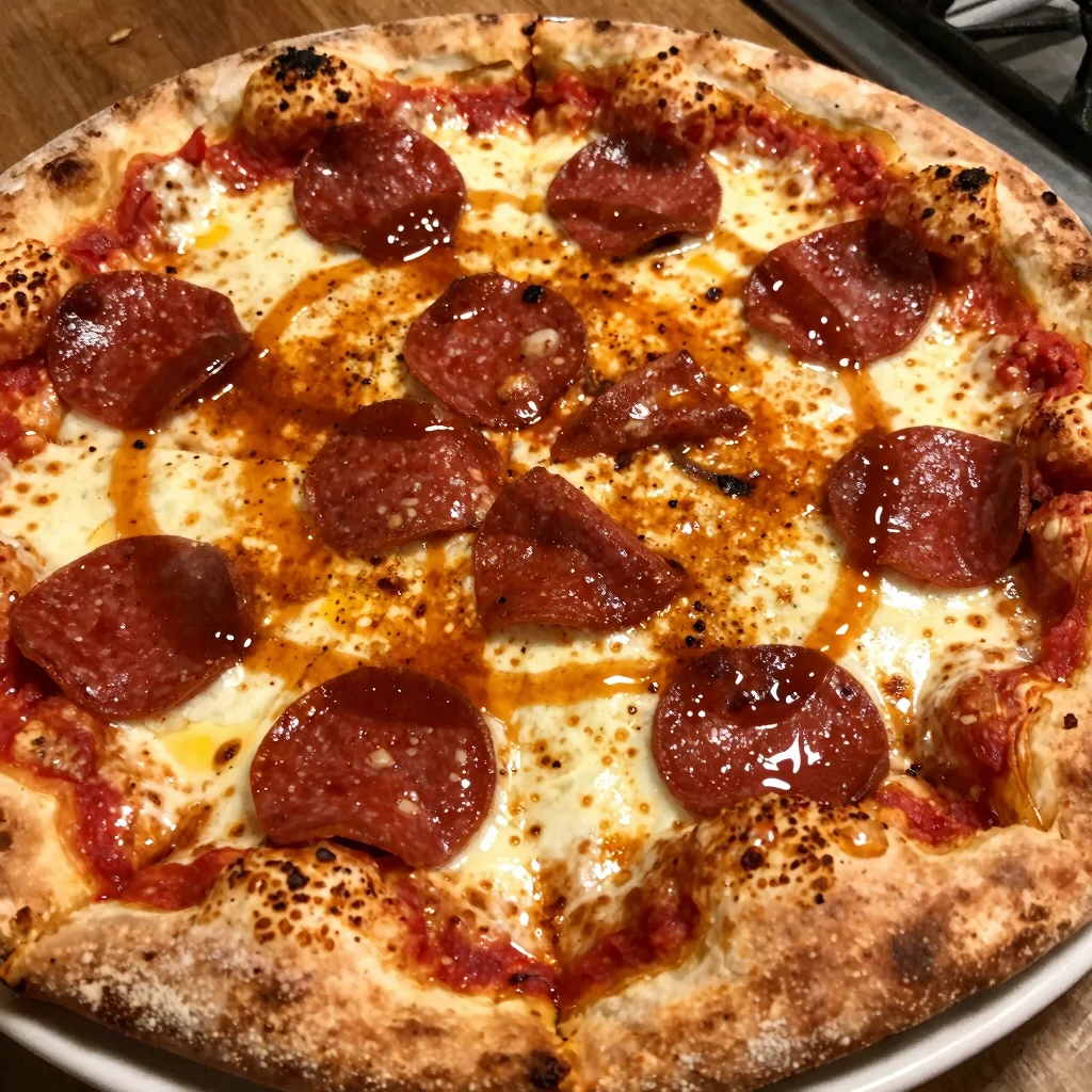 Honey and Hot Sauce Pizza