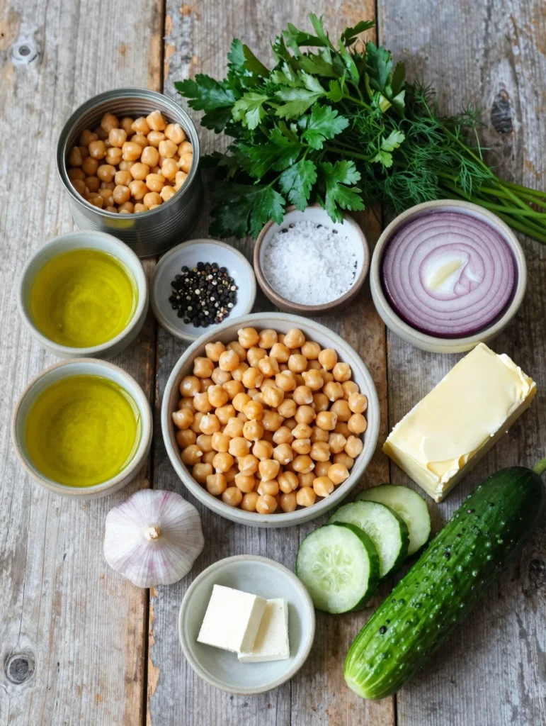 Lemon Herb Chickpea Salad