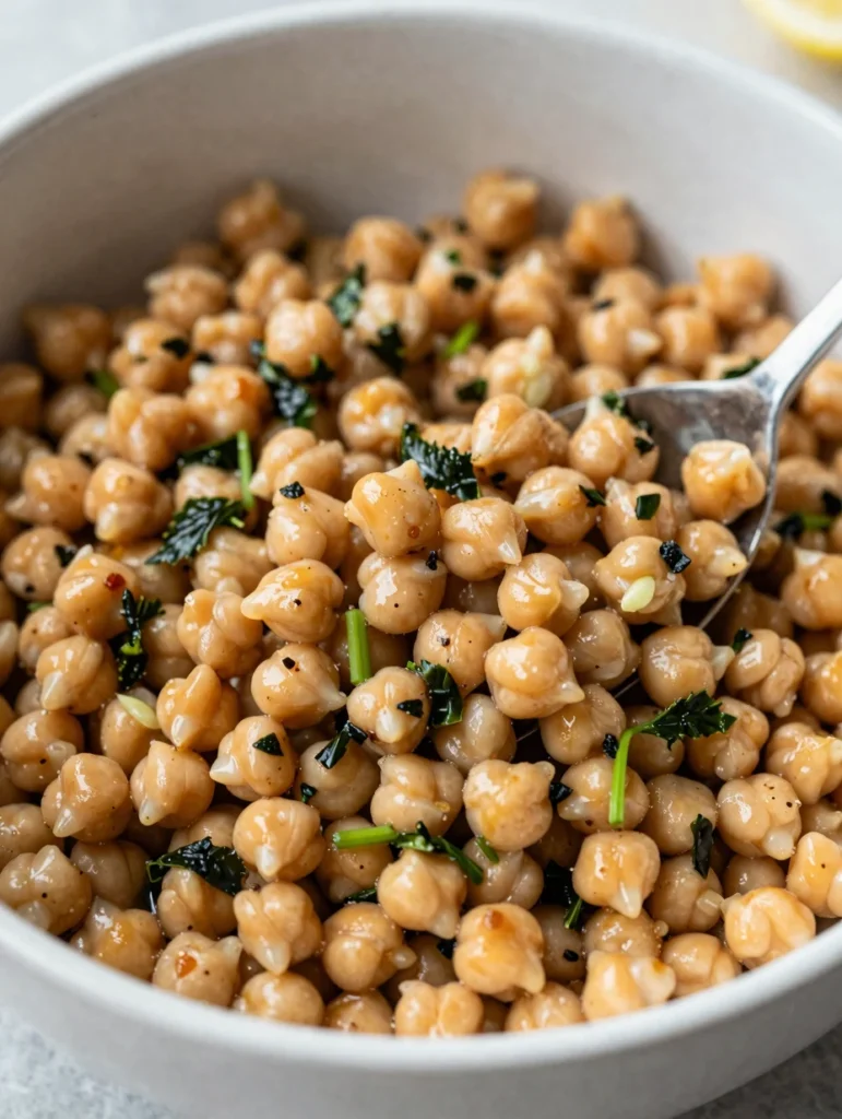 Lemon Herb Chickpea Salad