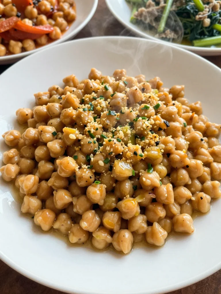 Lemon Herb Chickpea Salad