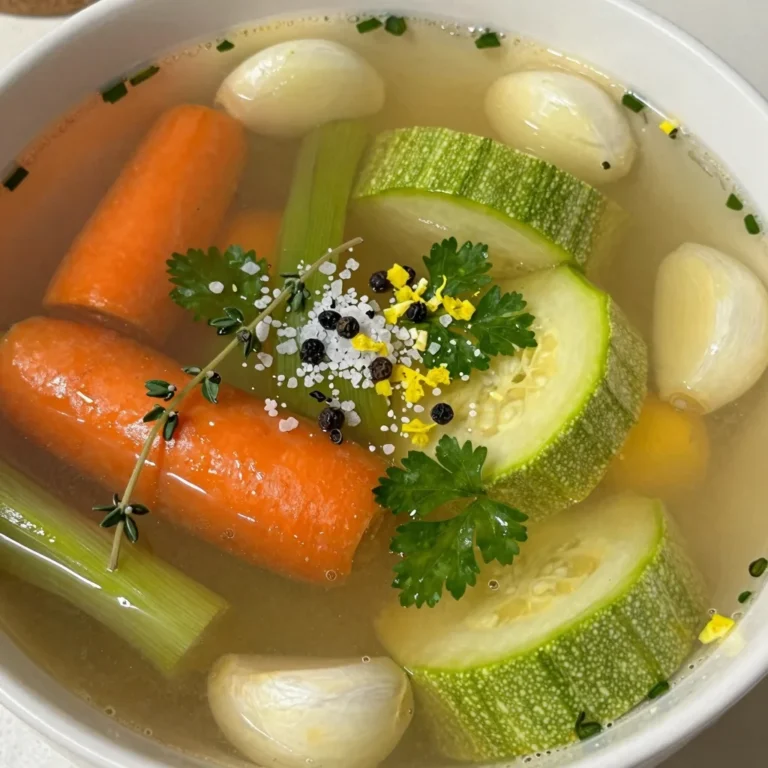 Light Summer Vegetable Broth
