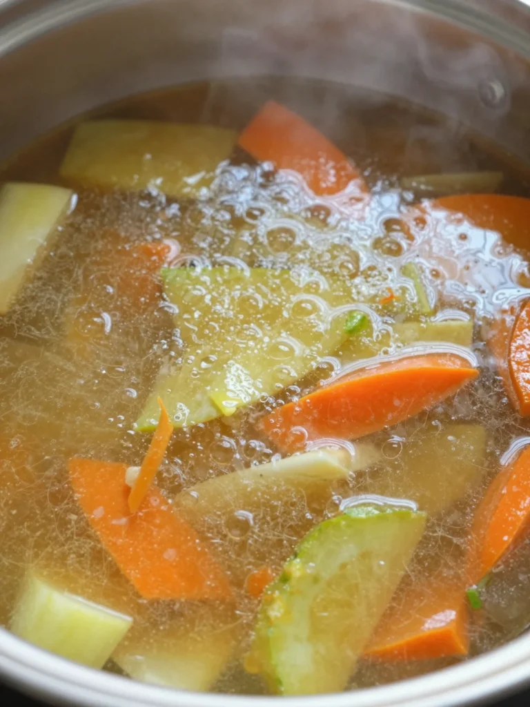 Light Summer Vegetable Broth