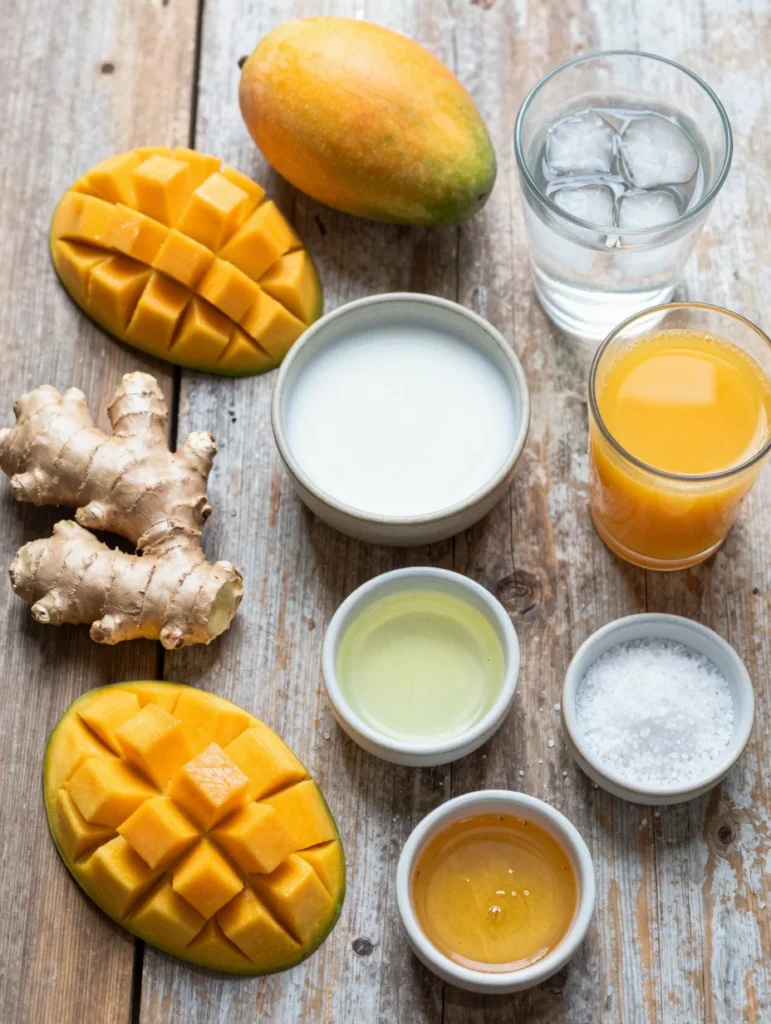 Mango Ginger Cold Soup