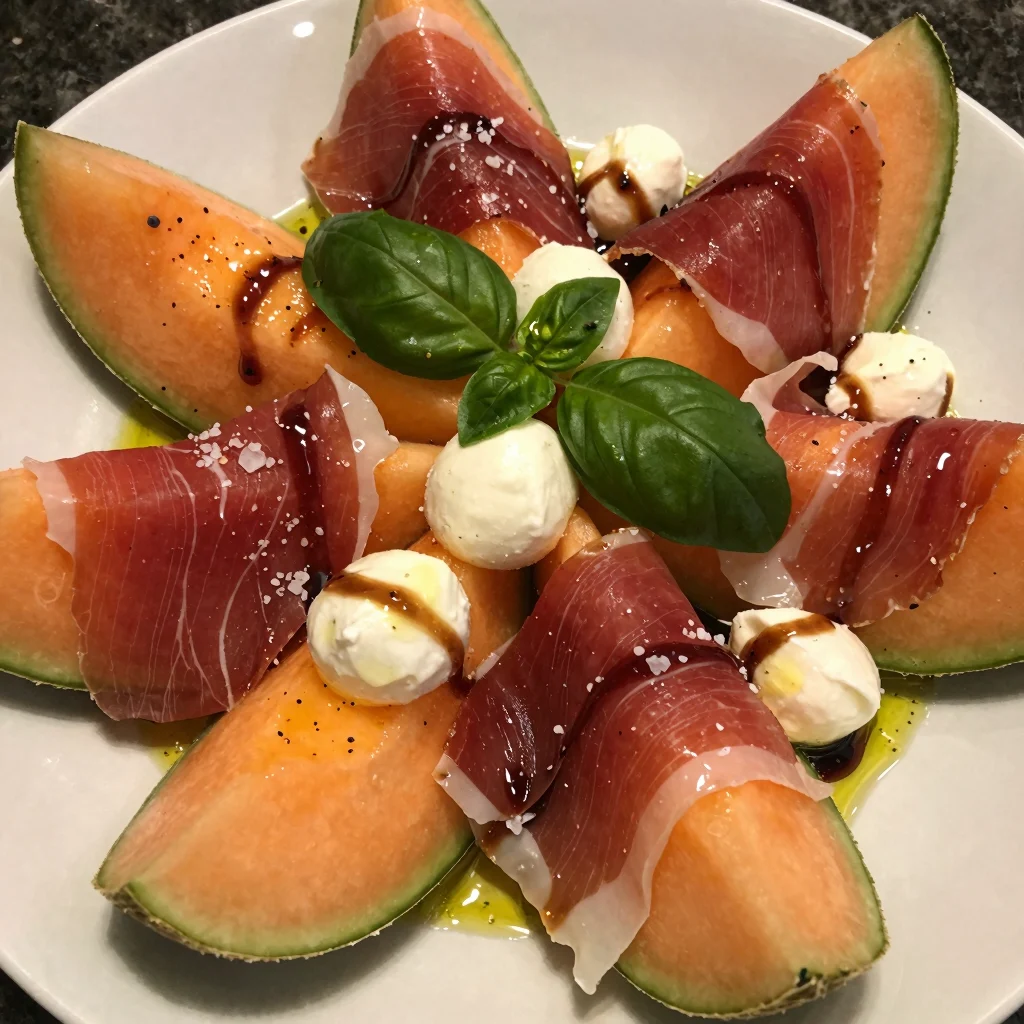 Melon and Prosciutto Salad