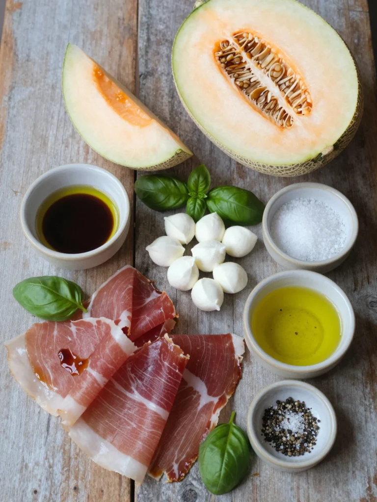 Melon and Prosciutto Salad