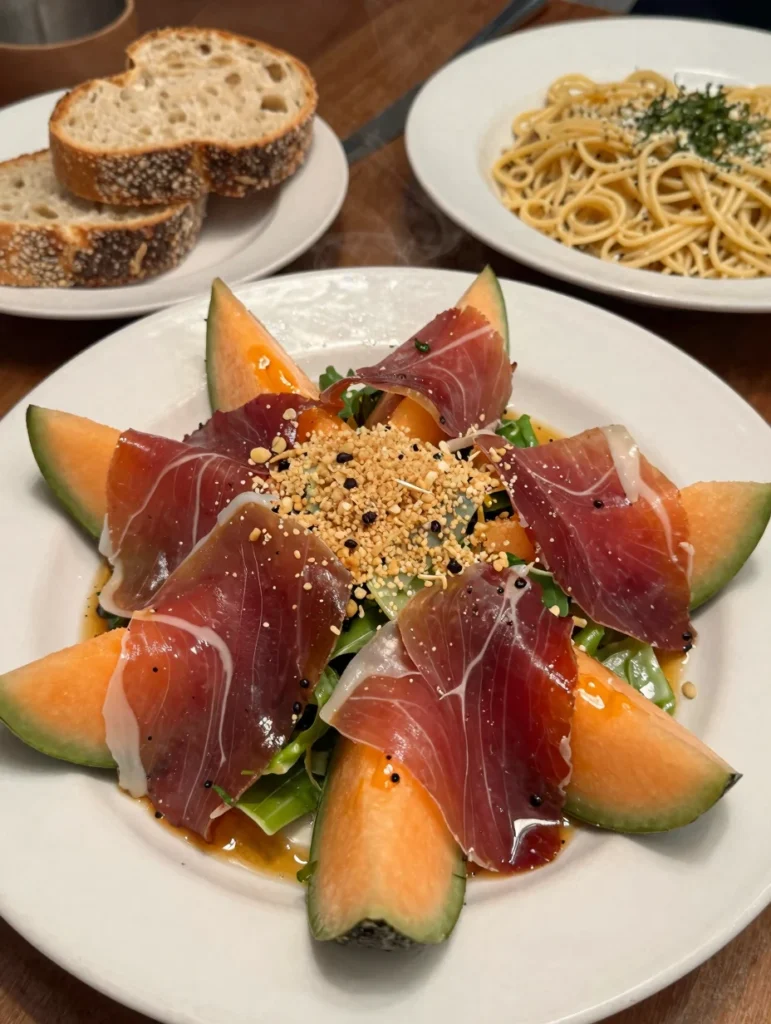 Melon and Prosciutto Salad