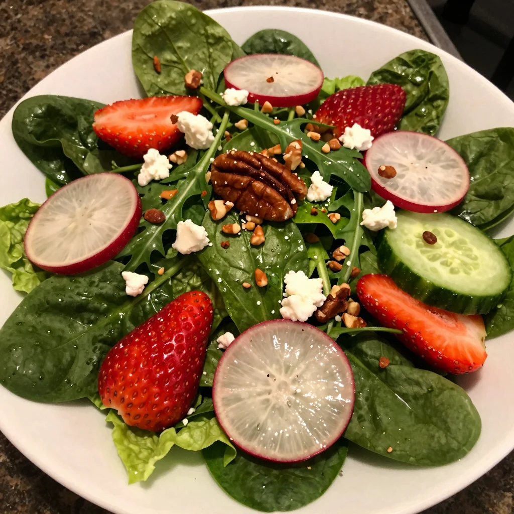Mixed Green Summer Salad
