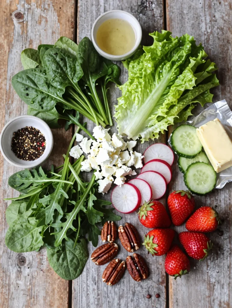 Mixed Green Summer Salad