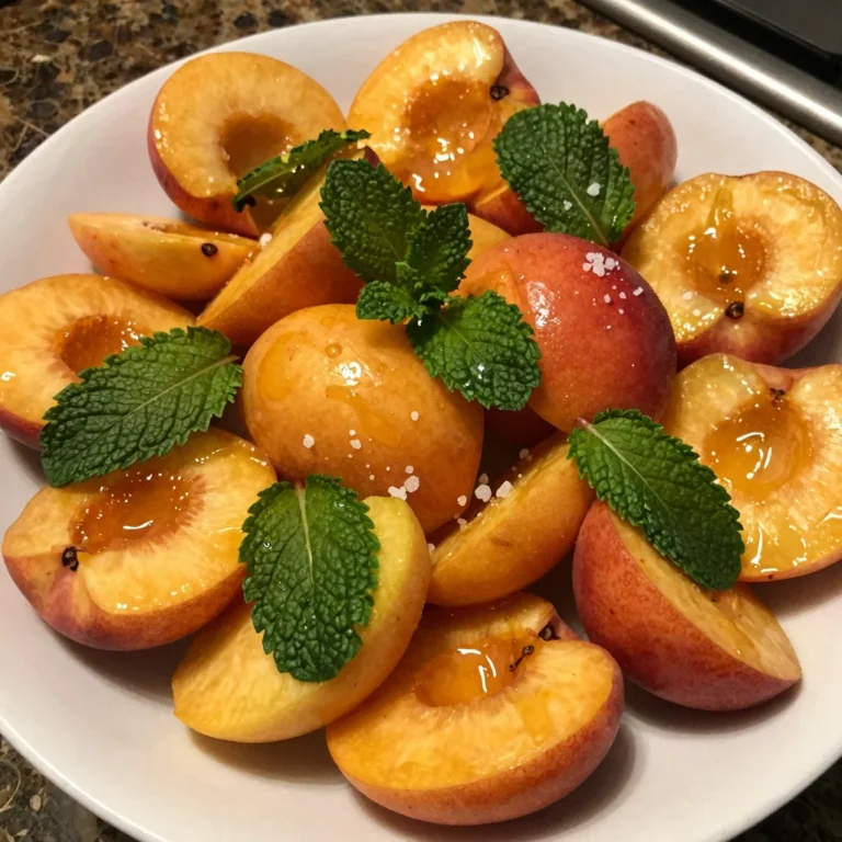 Nectarine and Mint Salad