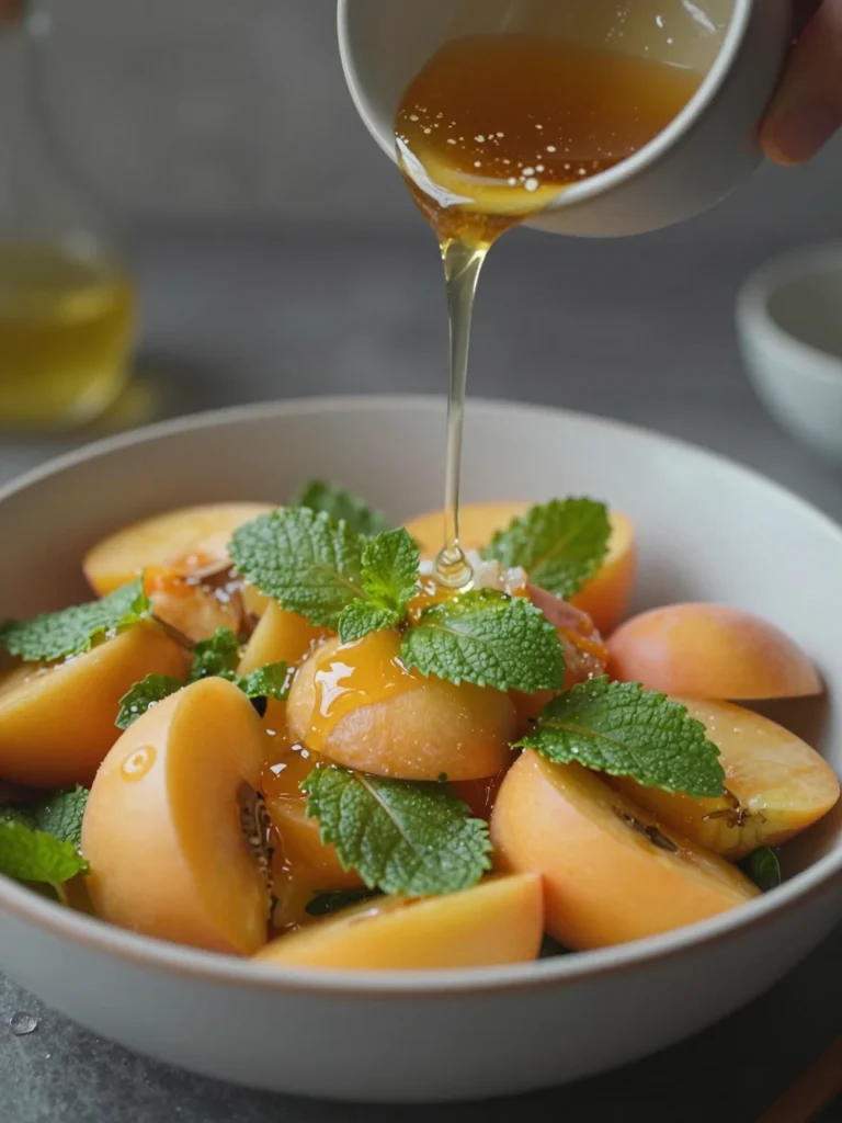 Nectarine and Mint Salad