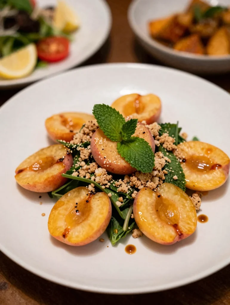 Nectarine and Mint Salad