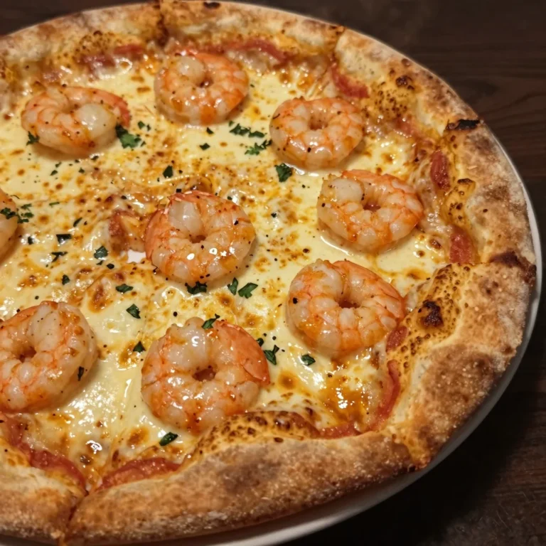 Shrimp Scampi Pizza