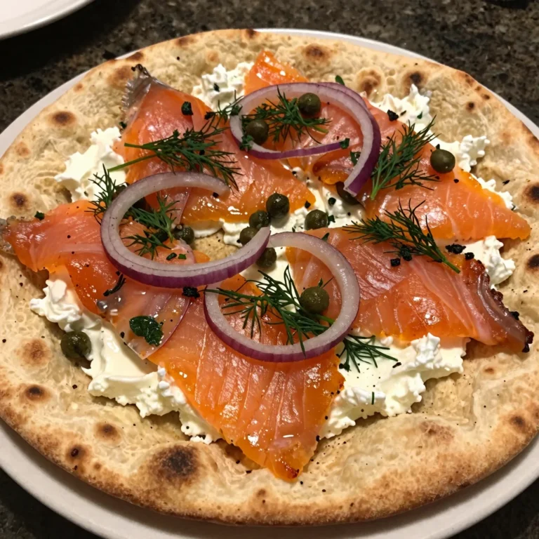 Smoked Salmon Flatbread