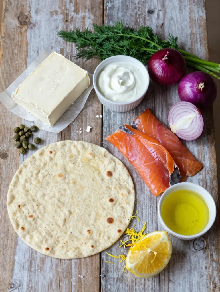 Smoked Salmon Flatbread