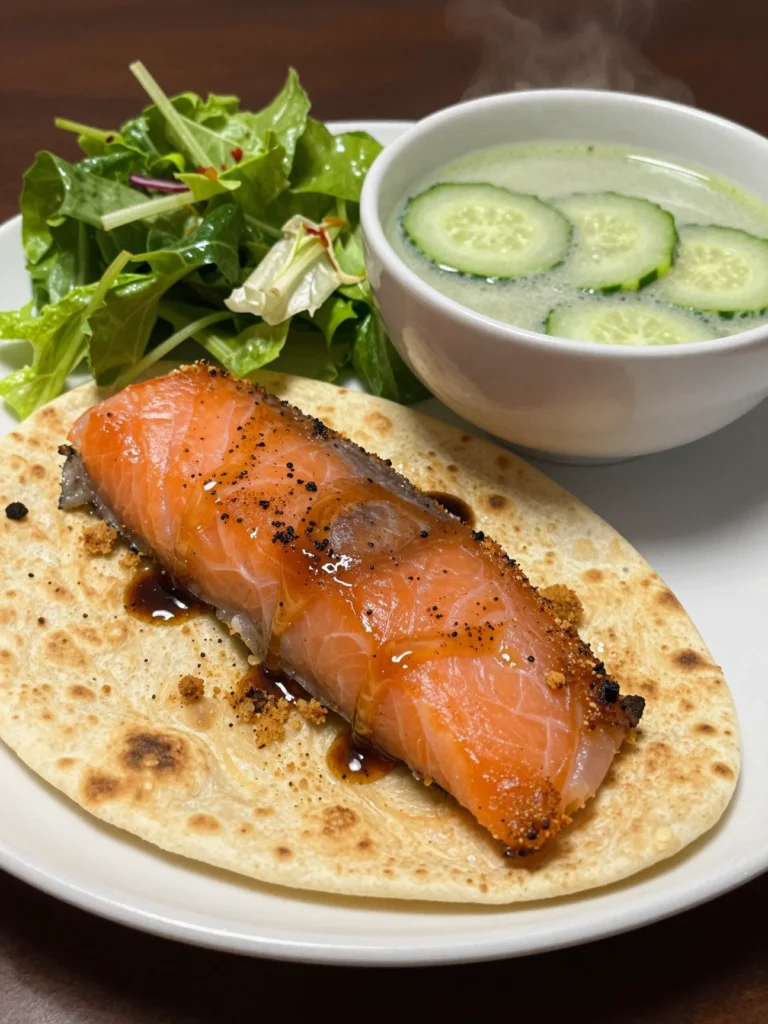 Smoked Salmon Flatbread