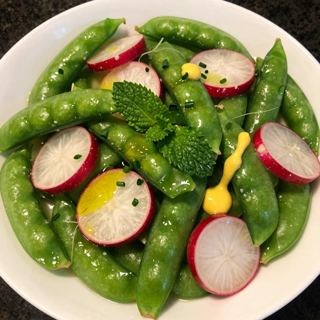 Snap Pea and Radish Salad
